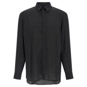 Tom Ford Men Micro-Print Shirt